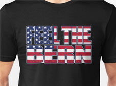 Feel the Bern American Flag T-shirts